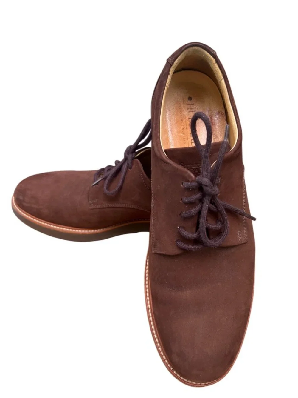 Samuel Hubbard Mens Brown Suede Oxford Shoes US 10 EU 44 UK 9.5